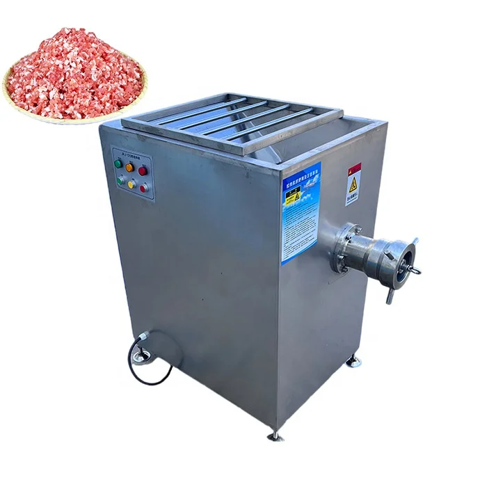 Commercial Fully Automatic Meat Grinder Mincer Chicken Fish Bone Crusher with Motor for Beef Mutton Other Meats