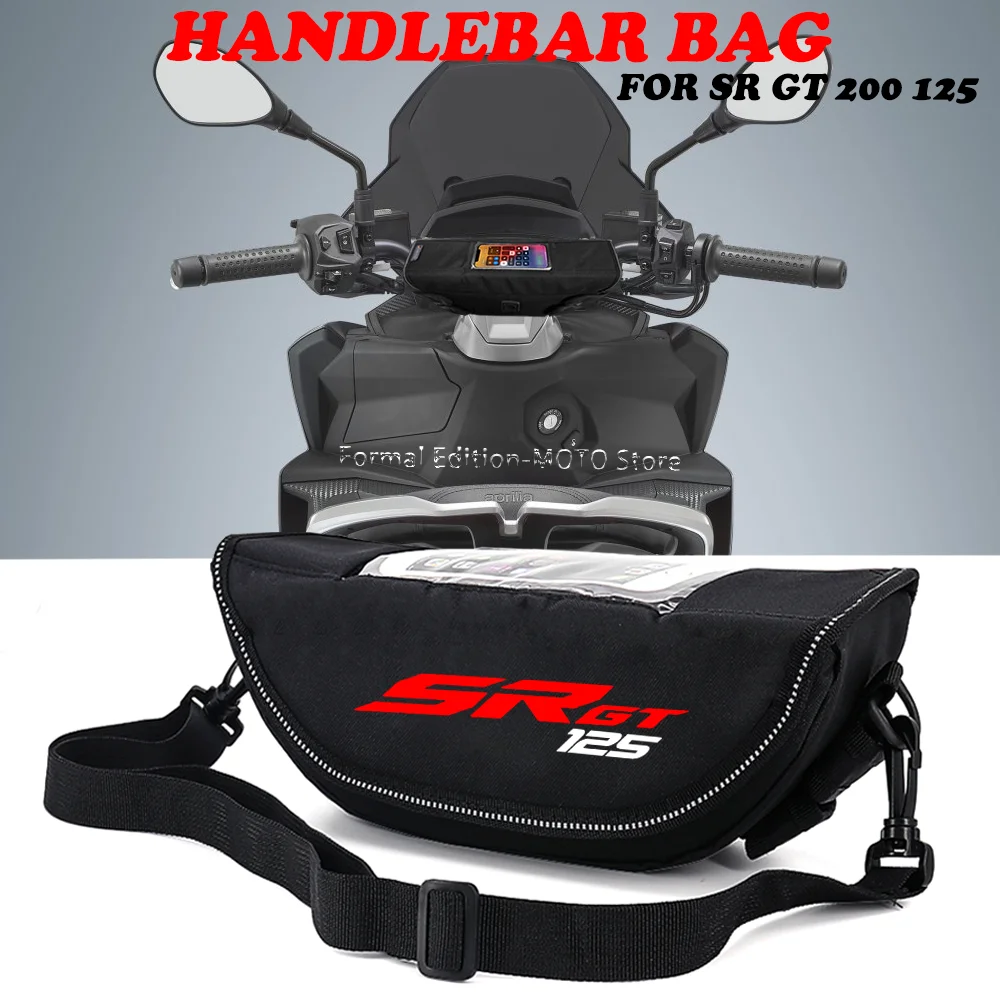 

For Aprilia SR GT 125 200 2022 Dustproof and Waterproof Motorcycle Steering Wheel Navigation Bag