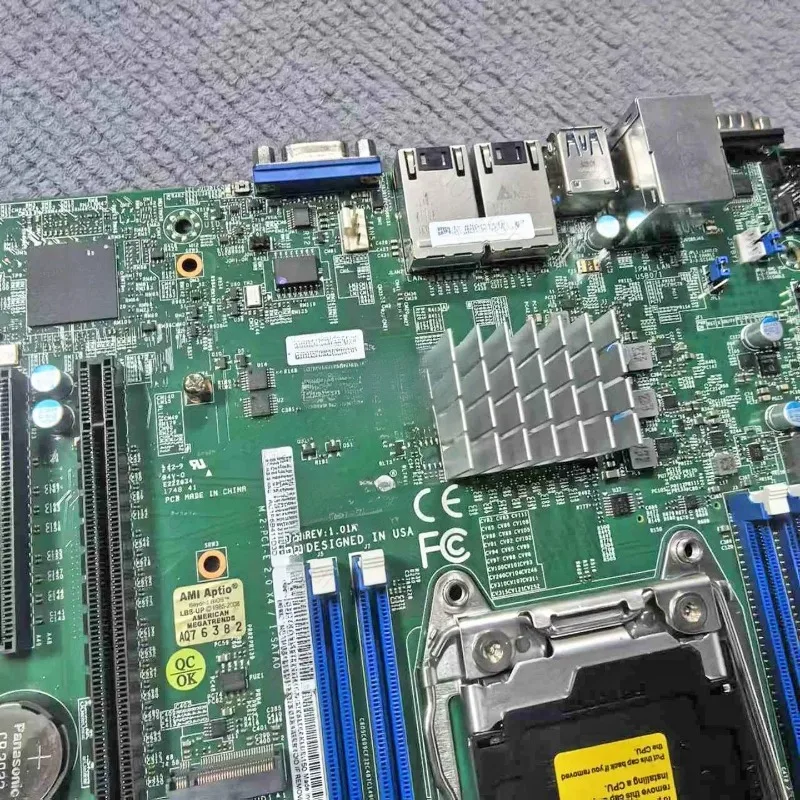 X10SRM-TF single server main board dual 10 Gigabit network port C612 support m2 NVME E5V3V4