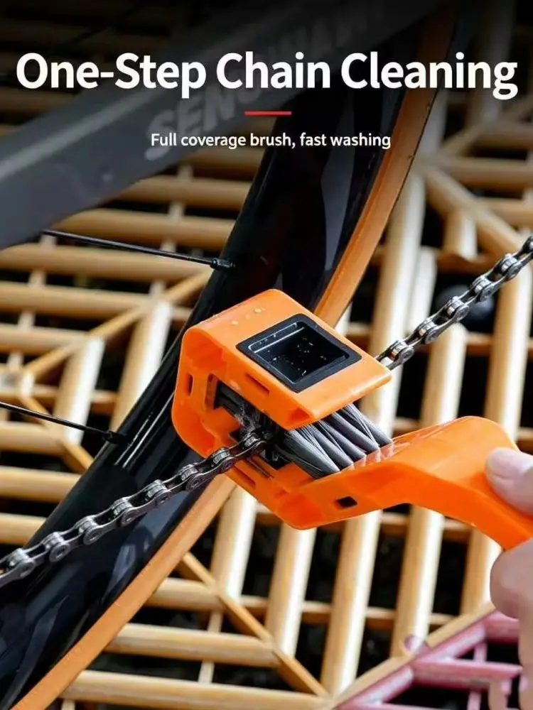 AliExpress NONE Tolex Bicycle Chain Cleaner Portable MTB Chain Washer Machine with Brush Scrubber  Tool Bike Scrubber Washer Tool Bike Accessory