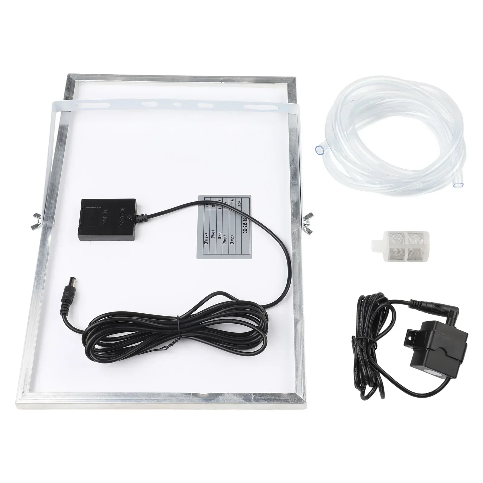 Solar Water Pumping System 9V 6W/10W Panel 5V DC Pump 240L/H With 2M Tubing 1 Set Of Solar Powered Oxygen Pump Kit