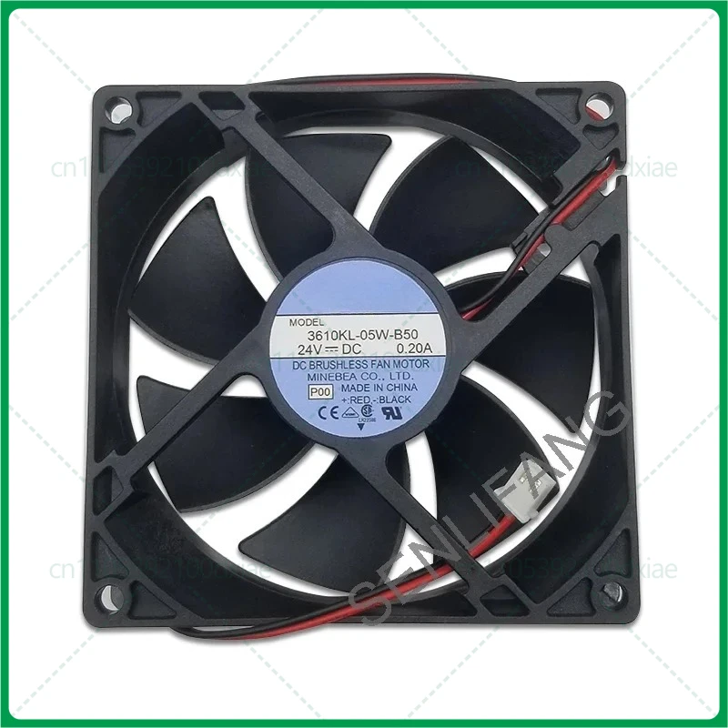 

3pcs 9025 24V 0.20A 3610KL-05W-B50 90*90*25MM 2-Line New Inverter Fan For NMB
