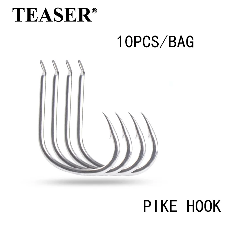 TEASER Special Offer Lightweight Iron Plate Hook, Boat Fishing Hand-Tied Assist Hook, PIKE HOOK, Slow Jigging Hook  SJF-40