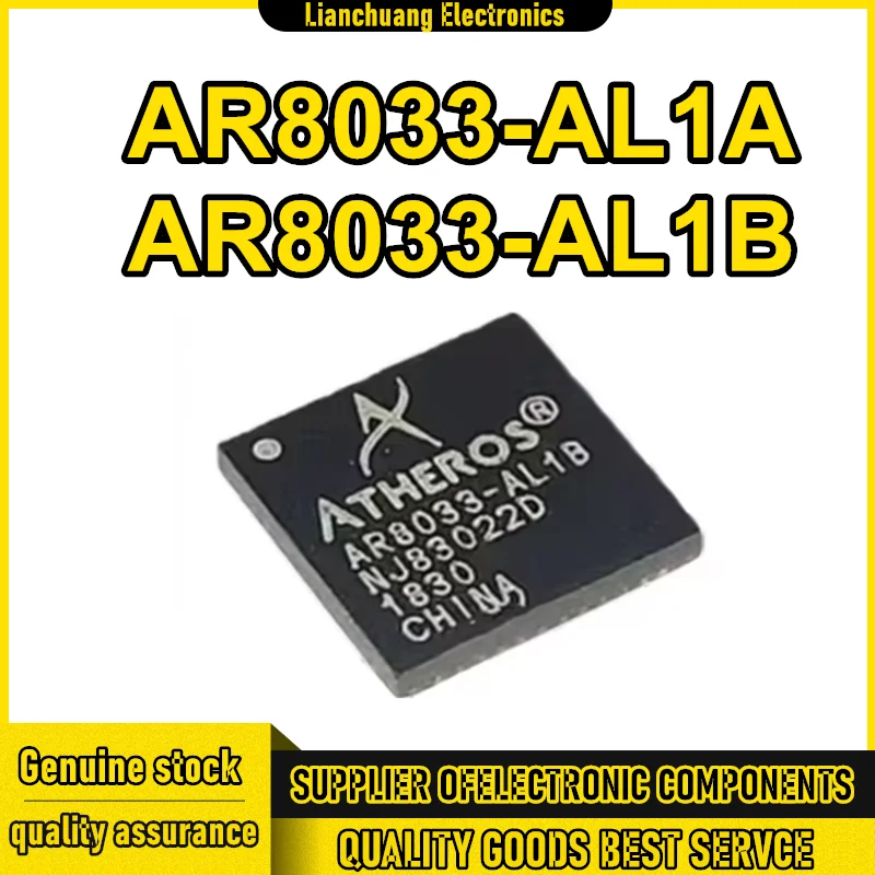 

5 шт. AR8033-AL1A AR8033 AL1A AR8033-AL1B-R AR8033-AL1A QFN-48 Чипсет, новый, оригинальный, в наличии