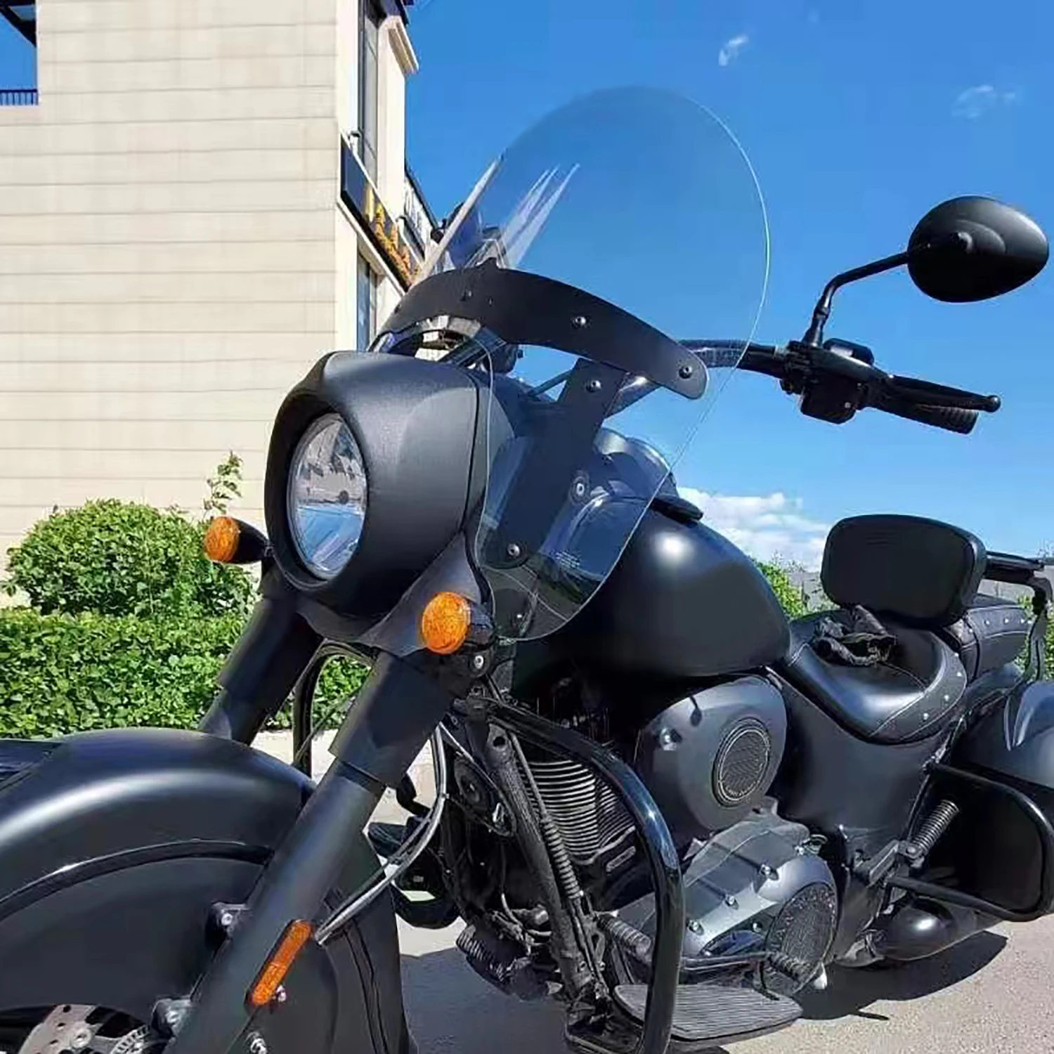 PANICAL Motorcycle Windshield for INDIAN Chief Vintage Chief Dark Horse Chief Classic14-26 PC Windshield Deflector Accessories