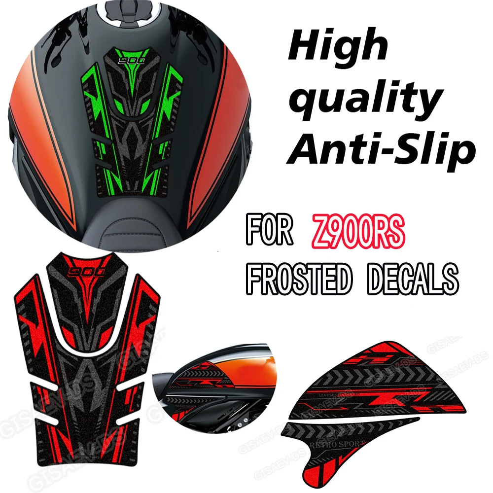 For Z900RS Z900 RS Cafe SE ABS 2017-2026 Motorcycle Accessories New Decals Sets Side Tank Pad Protection Frosted Sticker Decor