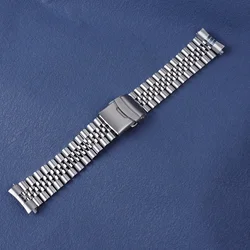 Carlywet 22mm Hollow Curved Solid Screw Links Steel Jubilee Watch Band Bracelet For Seiko Prospex KING TURTLE SRP773 777