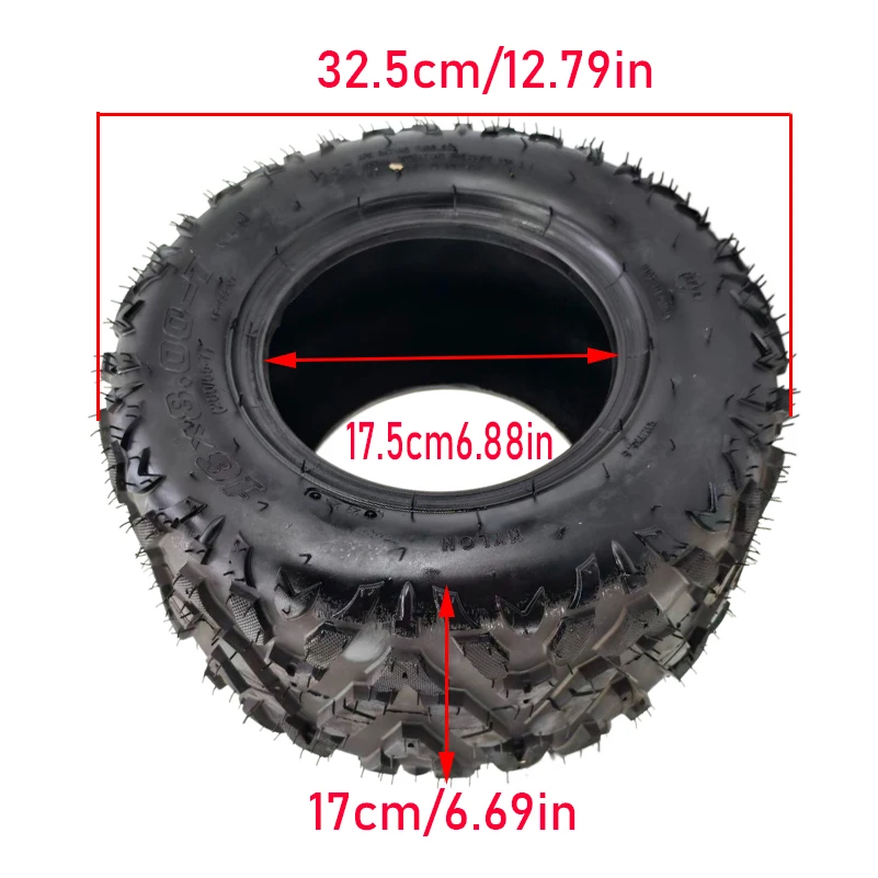 16X8-7 Kart Auto Parts 7 Inch ATV Tires 16X8.00-7 16 * 8-7 Highway Tire Off-road Tire Wear-resistant Wheel Tires