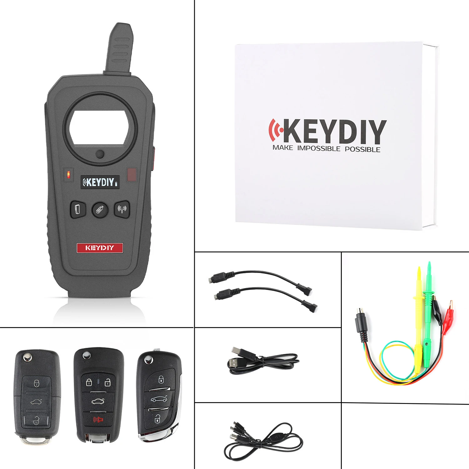 

KEYDIY KD-X2 Remote Maker Unlocker and Generator-Transponder Cloning Device with 96bit 48 Transponder Copy Function