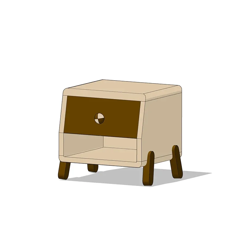 

yj7 Hard Maple Bedside Tables Lockers Bedroom Room Bedroom Cherry Solid Wood Storage Lockers