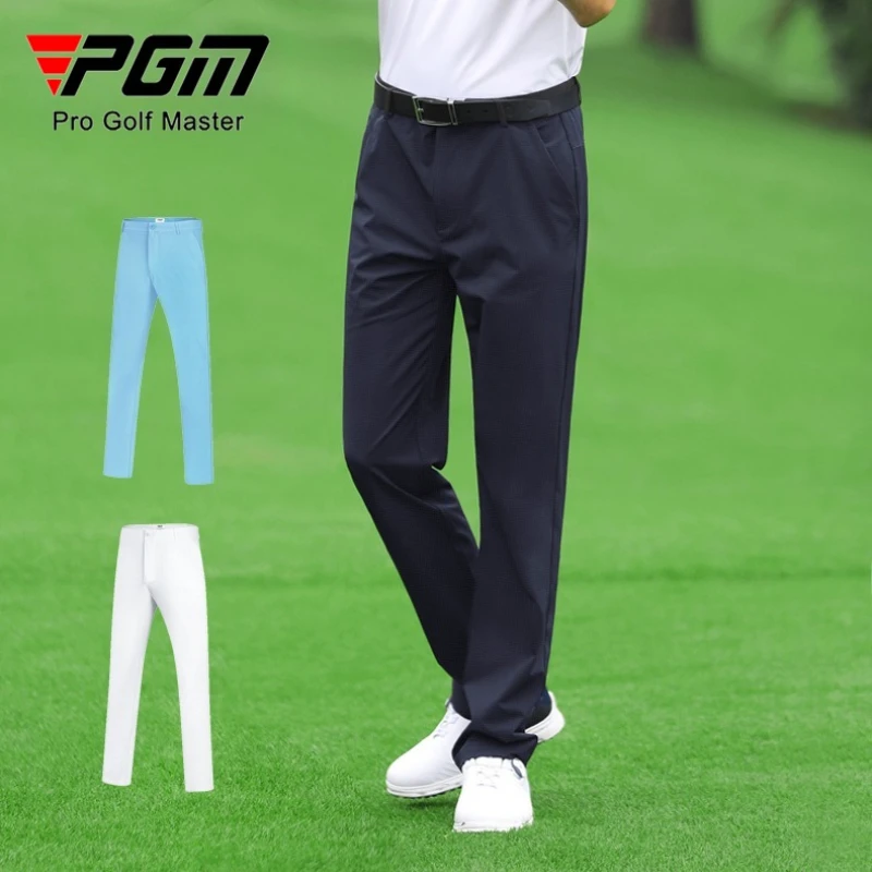 PGM Men Golf Pants Summer Breathable Thin Soft Sports Pants Clothing KUZ005