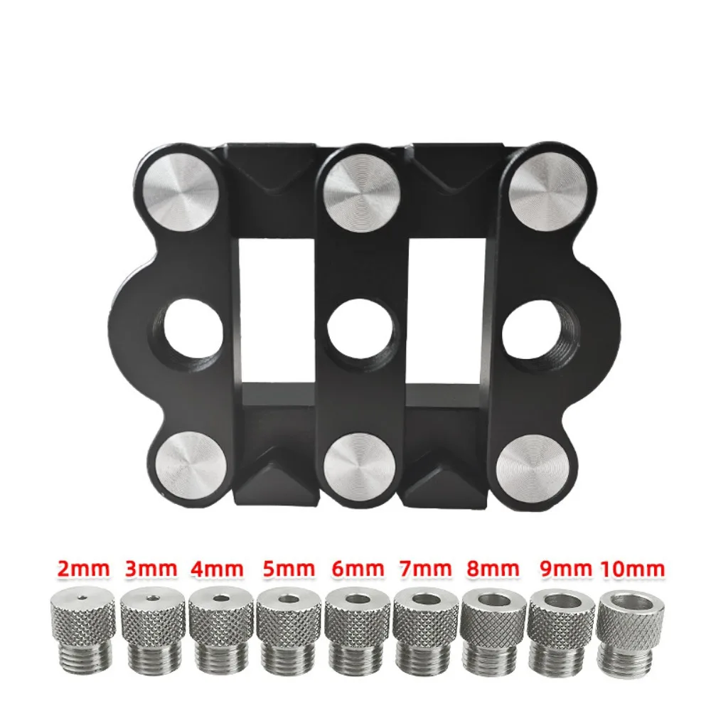 Precision Woodworking Center Locator 6/8/10mm Puncher Wood Panel Joints Fast Straight Holes Punching Locator Carpentry