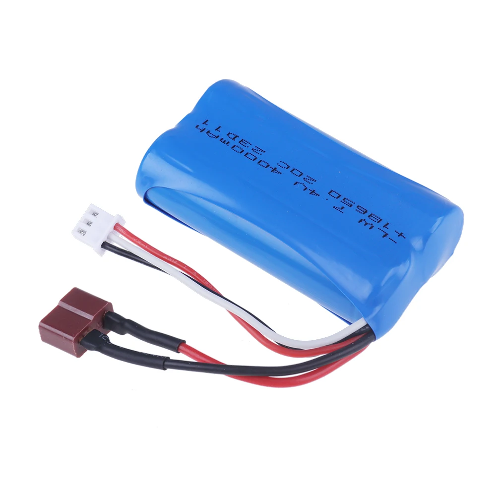 Upgrade 4000mAh 2s 7.4v Lipo Battery 18650 with Charger For SCY-16101PRO SCY-16102PRO SCY-16103PRO SCY-16201PRO R/C car parts