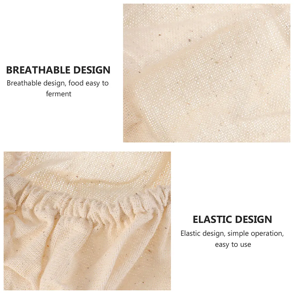 

4pcs Bread Basket Liner Fermentation Cloth Cover Dough Proofing Cloth Baking Liner Pastry Tools Kitchen Utensils Baking