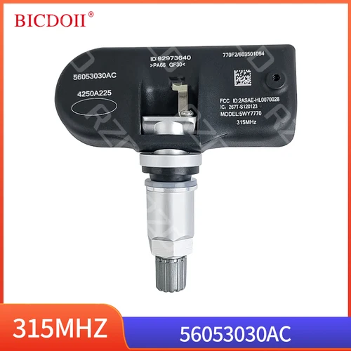 Imagen 2 del producto Sensor de presión de neumáticos TPMS de 315MHz para coche, para Jeep Compass Grand Cherokee Patriot MITSUBISHI LANCER 2007-2011 56053030AC 560530AB