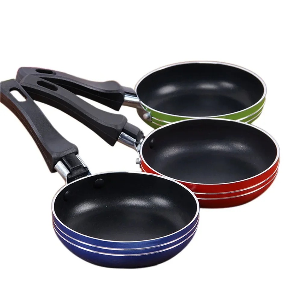 Stainless Steel Mini Frying Pan Nonstick Saucepan Fried Egg Pan Kitchen Omelette Pans