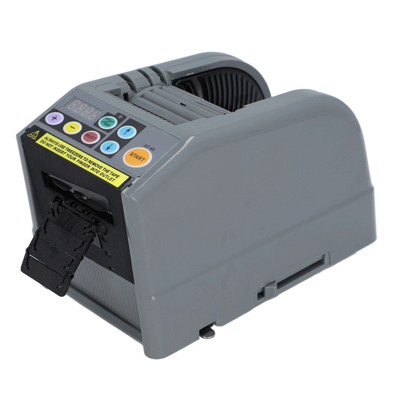 

Automatic Tape Dispenser Electric 6 to 60mm Cutting Width 999m Cutting Length Ribbon Cutting Machine