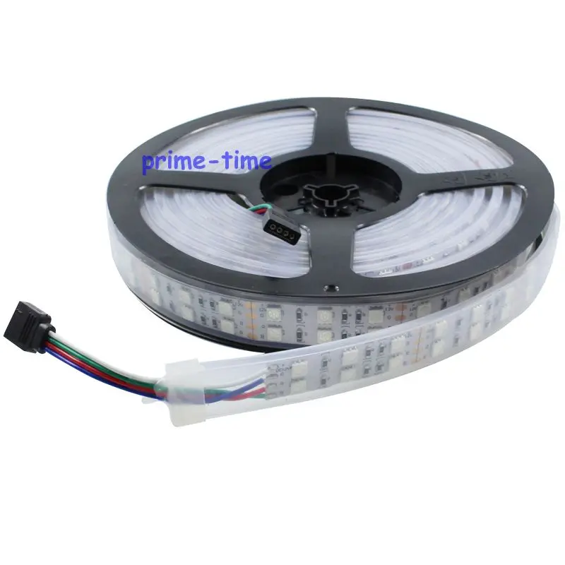 

Double Row LED Strip SMD 5050 120LEDs/m 12V/24V IP20/IP67 Waterproof flexible Light 5meter/lot White/Warm White/RGB Color