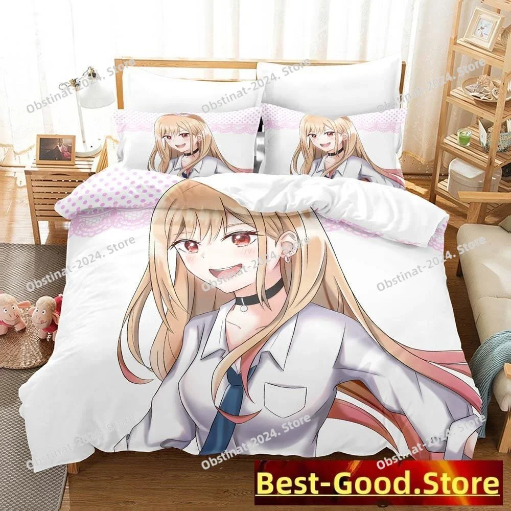 

Marin Kitagawa Bedding Set Printed single Comforter Quilt Bed Cover Duvet Cover Pillow Case 3 Pieces Kids Adult Size Linen Sheet