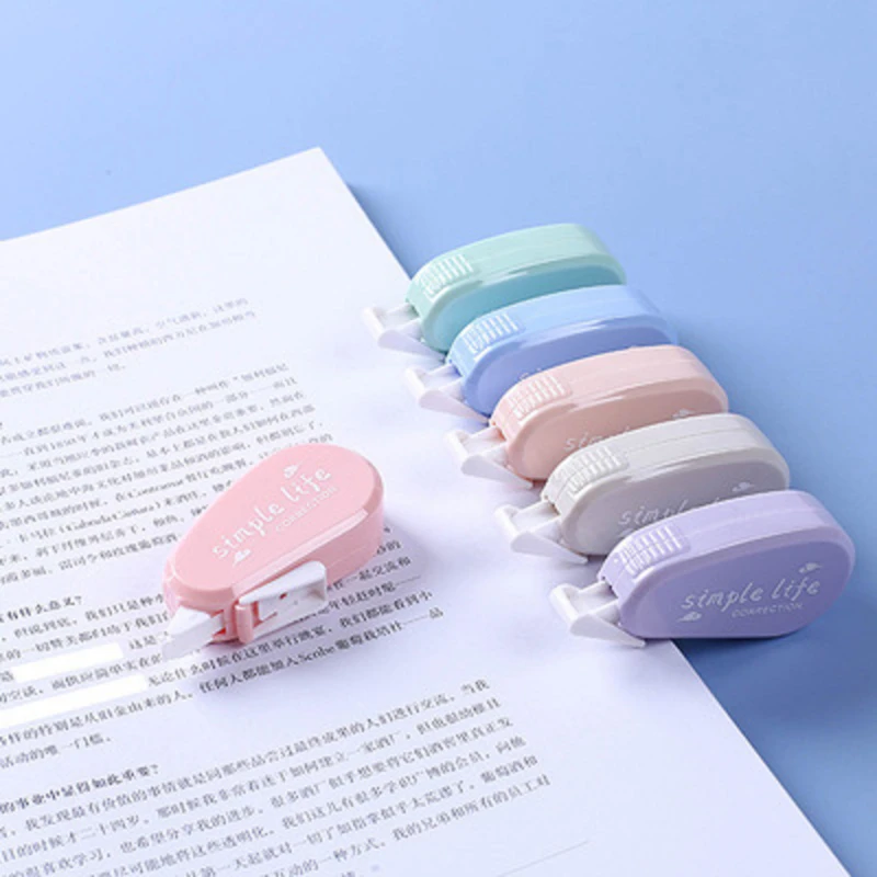 1 Set/6 Piece Cute Kawaii Macaron Correction Tape Altered Tools School Office Corrector Stationery Kids Sweet Novelty Supplies