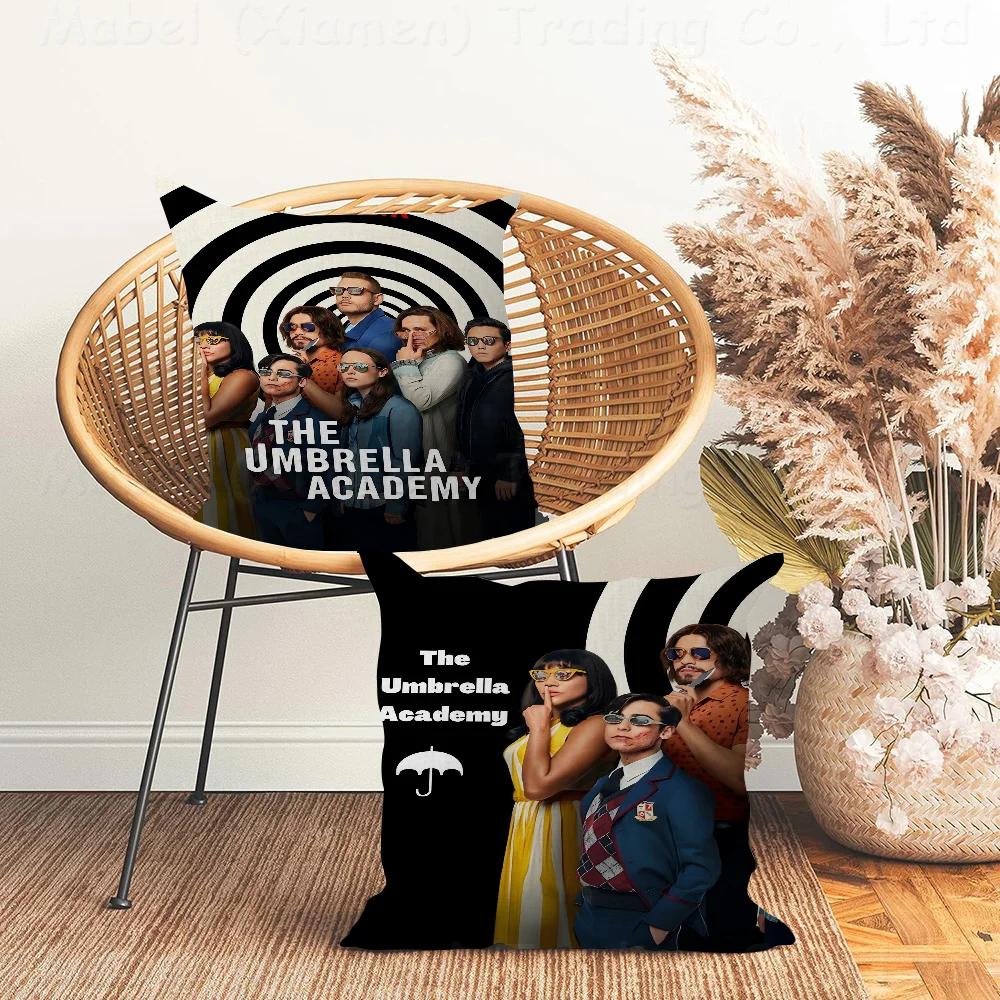 

The Umbrella Academy Movie Pillowcase Toon Gift Cushion Cover Bedroom Home Sofa Chair Seat Decor Pillow Case