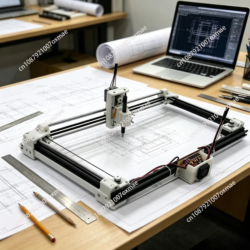 

A2 Large Format Plotter Writer, High Precision Wide Size Drawing Plotter for Engineering Drafting