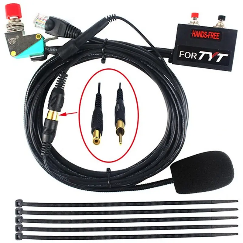 NEW 8 Pin Hands-free Microphone for Mobile Car Radio TYT TH-9000D Motorola SMP-908 Vehicular Two Way Radio HF Transceiver