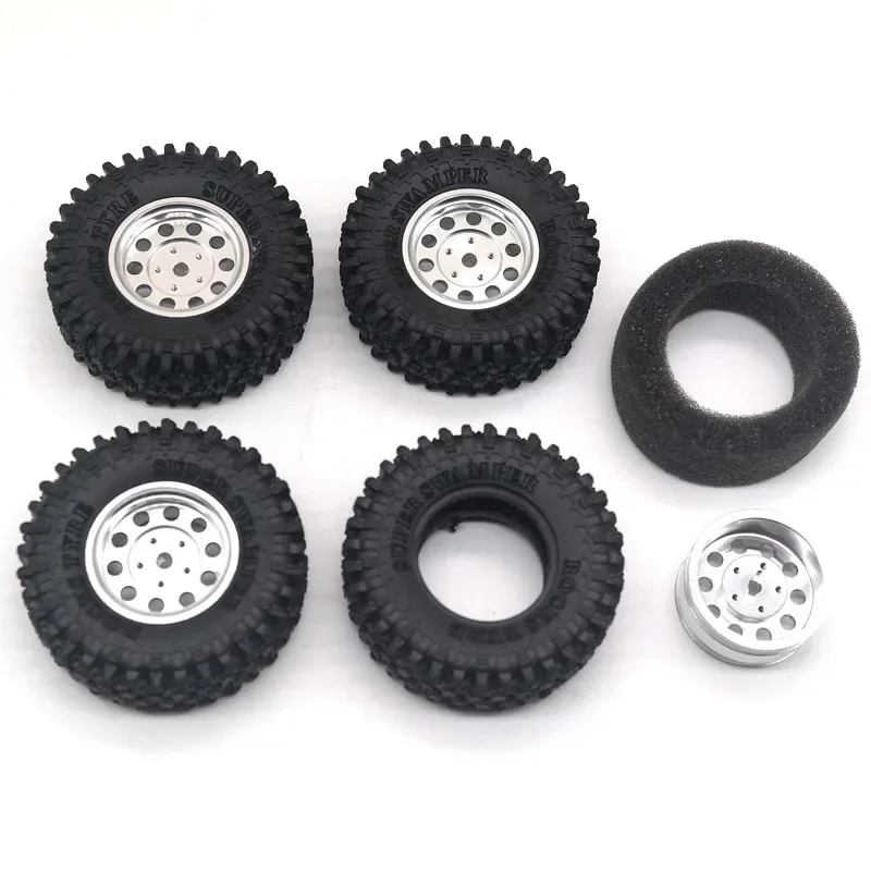 4 قطعة إطار تسلق SCX24 1/24 إطار 1.0 بوصة لأجزاء Xiaomi Jimny