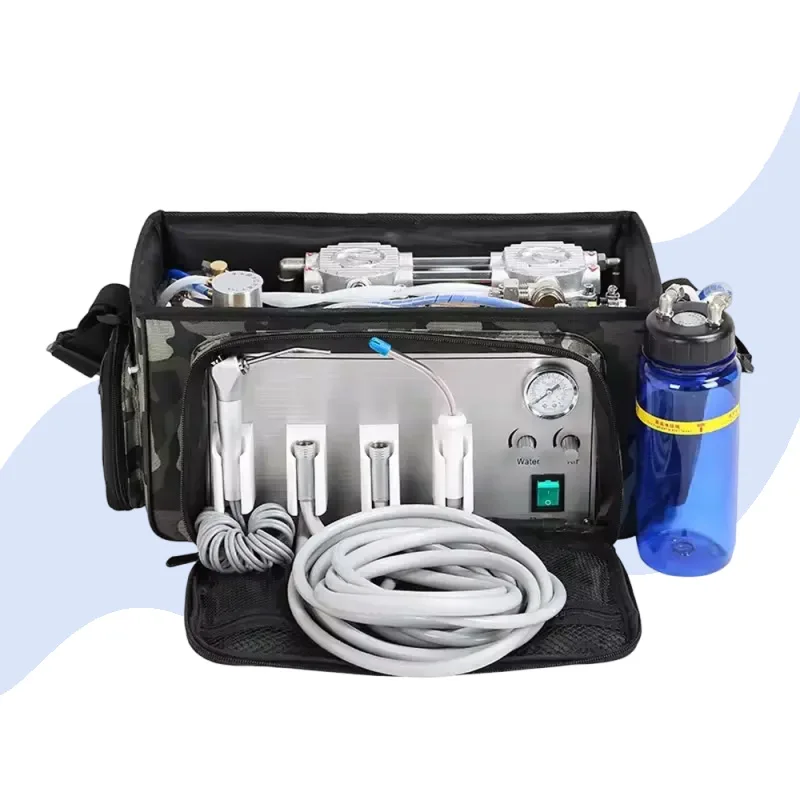 

High Quality Portable Air Turbine Unit With Travel Bag For Mobile Business Oral Therapy Equipment & Accessory