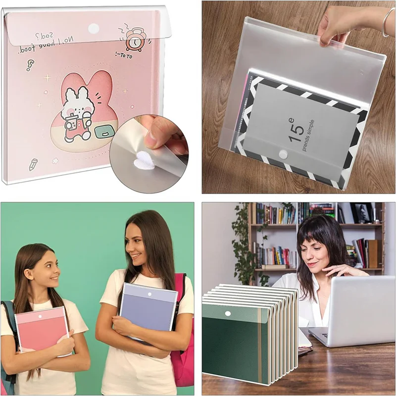 TTKK-48Pcs 스크랩북 종이 보관 12X12 스크랩북 종이 사진을 보관하기위한 종이 보관 종이 주최자 비닐 시트 파일
