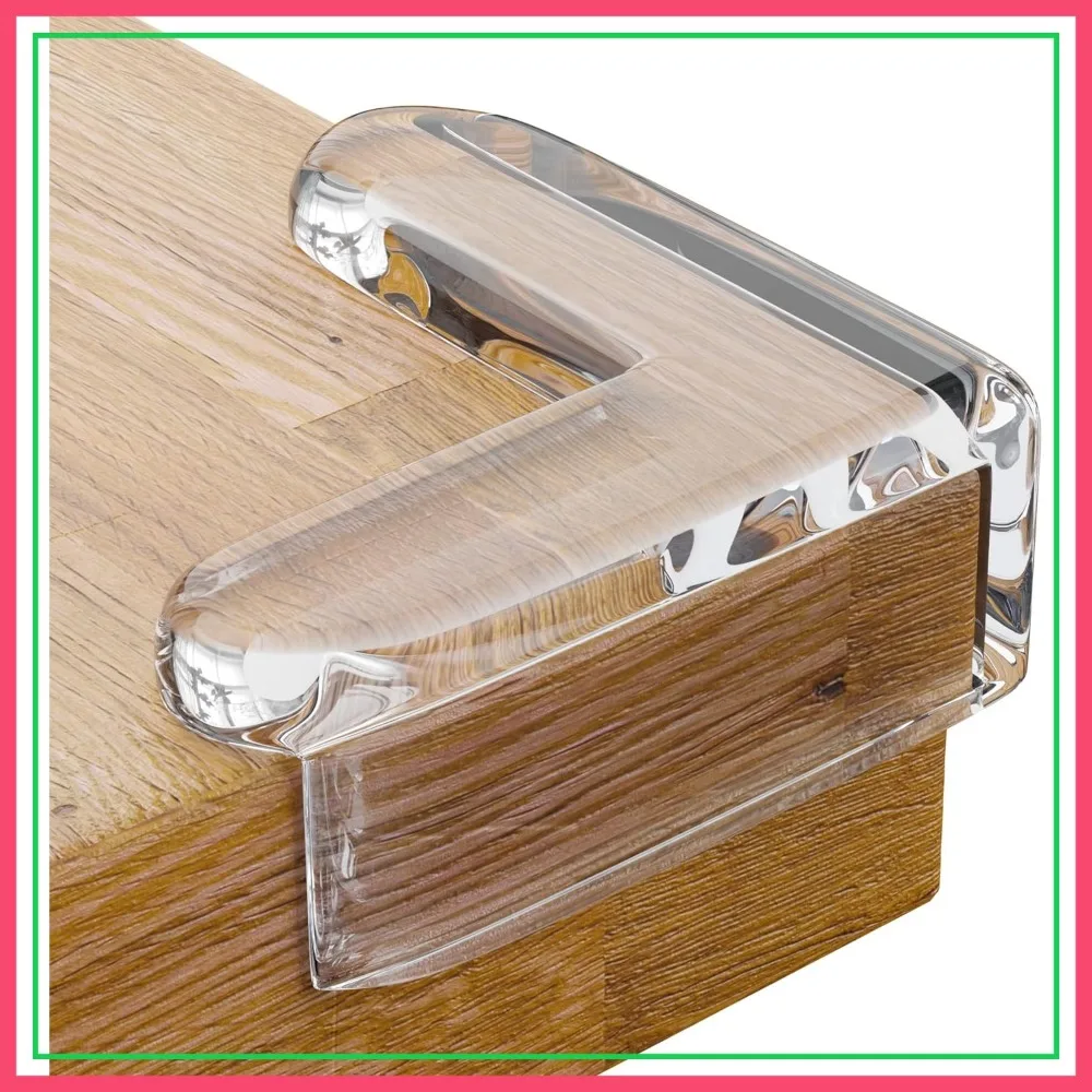

Clear Corner Protectors - Furniture Edge Guards - Baby Proof Bumpers - Table Edge Cushions - 12 Pack