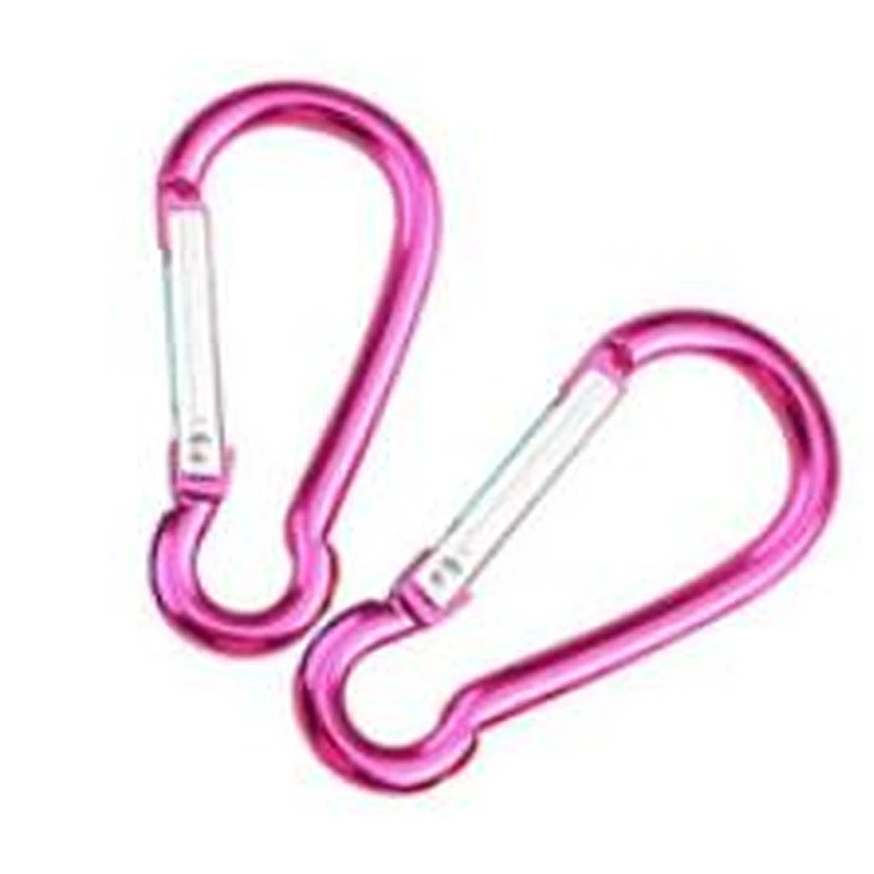 

2Pcs Pink Gourd-Shaped Hooks Lifting Eye Stoppers Carabiners Clips For Boat RV Caravan Camper Kayak Accessories