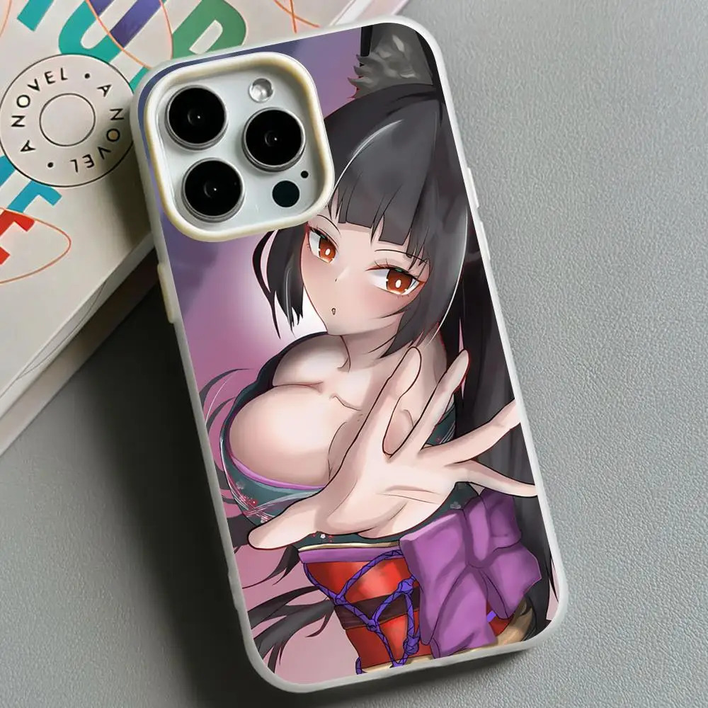 

ZZZ Hoshimi Miyabi Phone Case for iPhone 17 16 15 14 13 12 11 Air Pro Max Plus Jelly Double layer White Cover