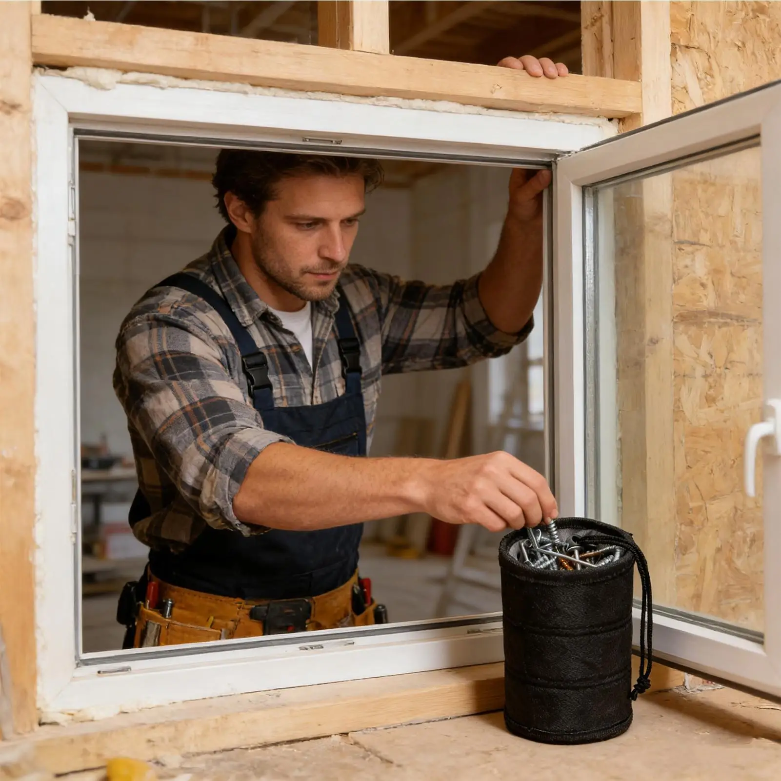 

Сумка для инструментов плотника с креплением на пояс, органайзер для гвоздей и шурупов, сумка для хранения инструментов для плотников, электриков, сантехников