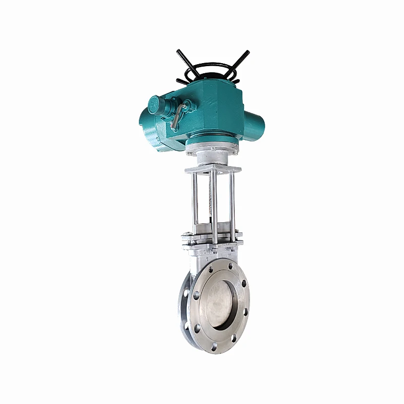 

DZ973H-6 DZ973H-10 DZ973H-16 DZW Remote Control Motorized Stem Knife Gate Valve