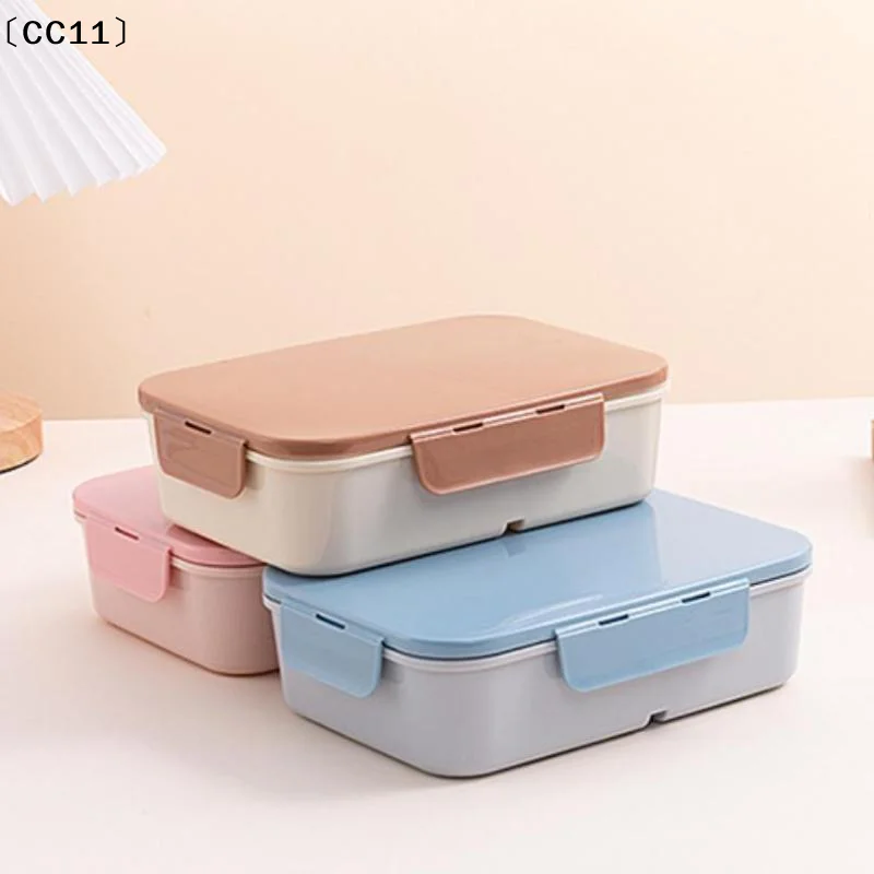 1200ml Flip-Top Lunch Box,Portable, Leakproof & Waterproof Design For Outdoor Use, Travel, College, And Office Workers〔CC11〕