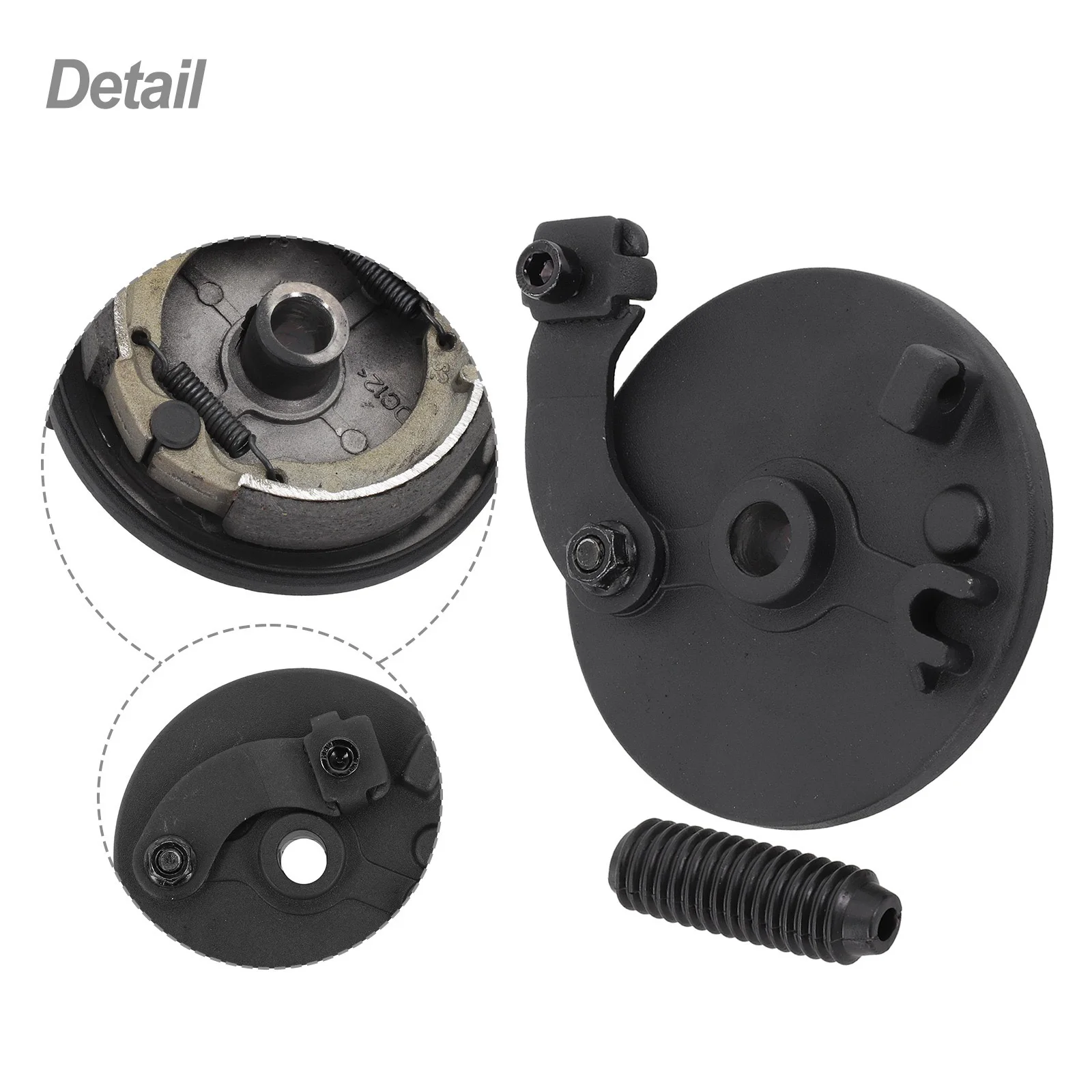 

Metal Brake Replacement Electric Scooter Drum Brake Damaged Brake Replacement Simple Structure Weight About 200g Easy To Replace
