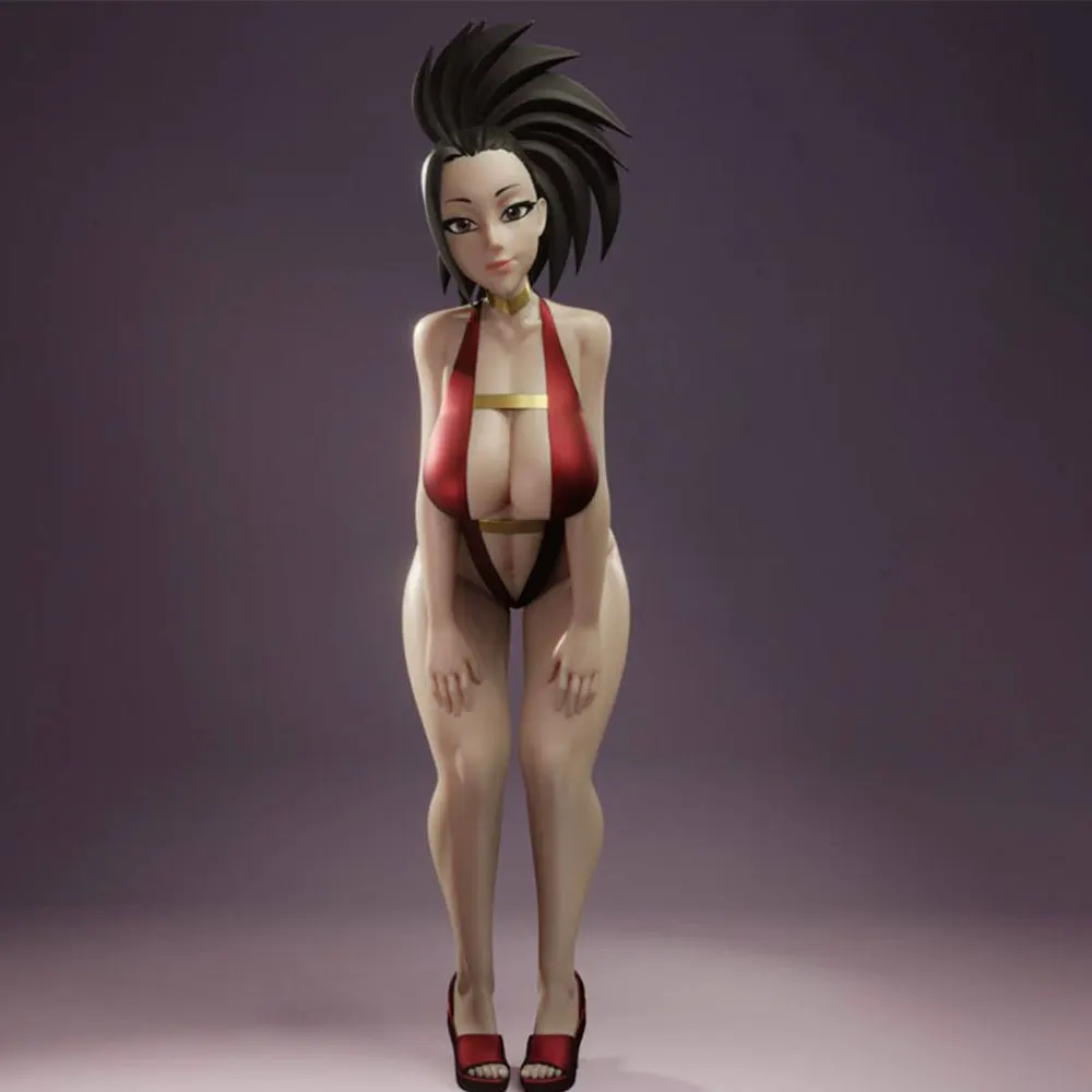 1/24 Anime Character Statue GK Miniature 3D Printed Gray Model Figurine DIY Doll Model Unassembled And Unpainted