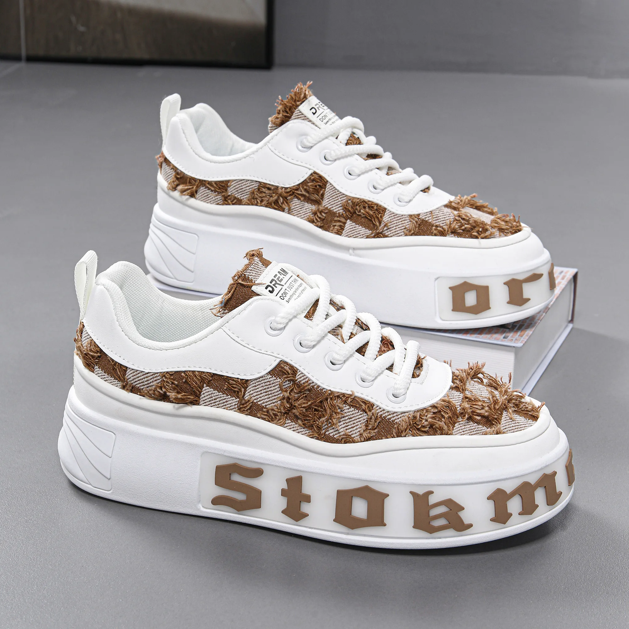 Men's Fashionable All-Match Outdoor Leisure Sports Skate Shoes New Stylish Casual Footwear