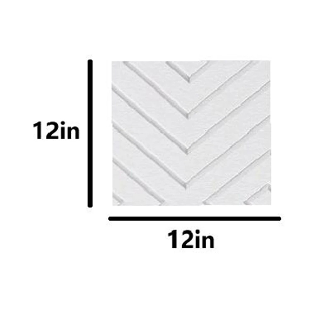 20 Pack White Acoustic Panels 30x30x1cm Self Soundproofing Foam For Recording Studio Gaming Room Wall Decoration