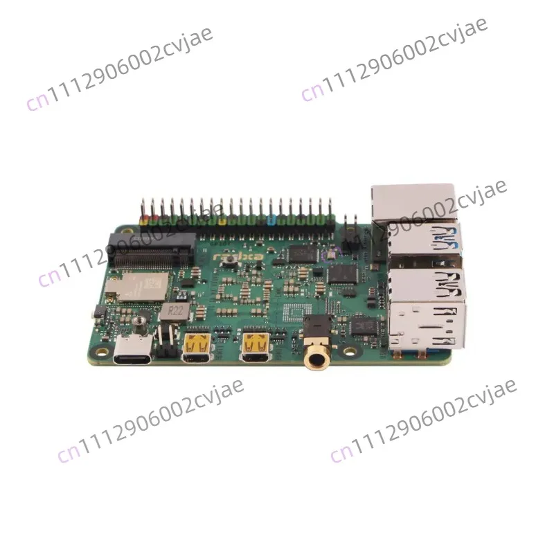 For Radxa X4 with Intel N100, Dual 4K Output, 2.5Gbps Ethernet, PCIe 3.0 M.2 M Key, WiFi 5/6, High-Performance SBC