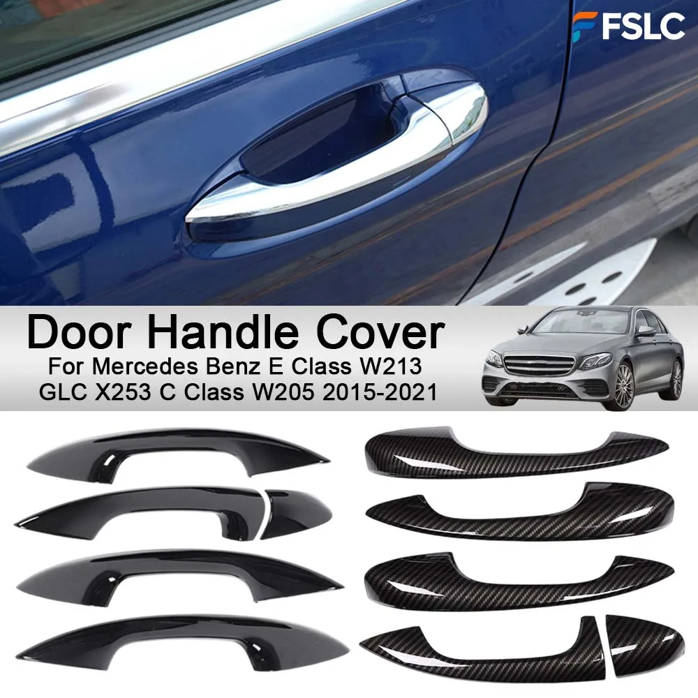 

Накладки на дверные ручки для Mercedes-Benz E-класса W213, GLC X253, C-класса W205 (2015-2021) — аксессуары для тюнинга автомобиля