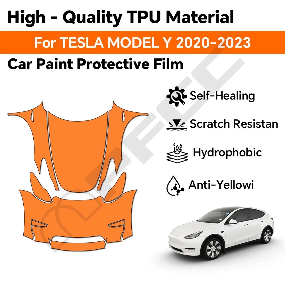 

9Mil TPU Pre-cut Clear PPF Car Paint Protection Film Anti-Scratch Resistant Repairable Cover
