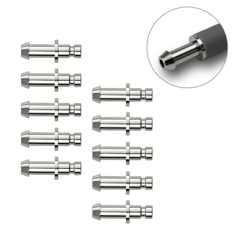 Air Hose Tube Adapter Metal Piece Cone Connector Accessory for BP Sphygmomanometer Blood Pressure Meter Patient Monitor Cuff C1