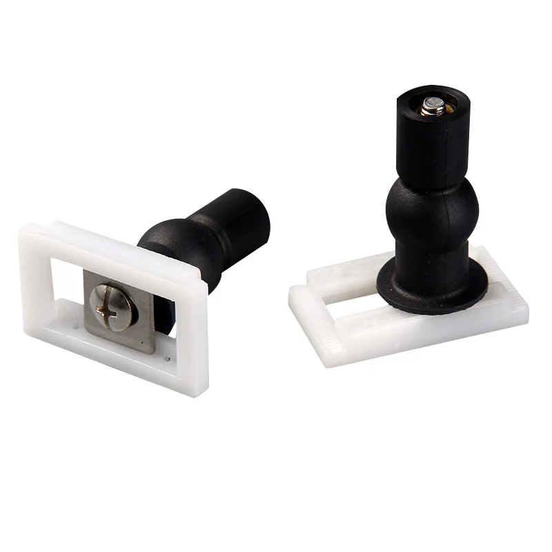 2Pcs Toilet Seat Cover Fixings Plastic Toiletseat Screws Quick Release Hinge Toilet Mounting Connector Repair Parts