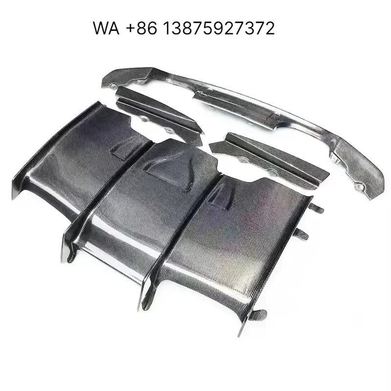 Wmwmnu for F80 M3 Sedan F82 F83 M4 Carbon Fiber Rear Bumper Diffuser Lip Protector PSM Styling 2014-2020