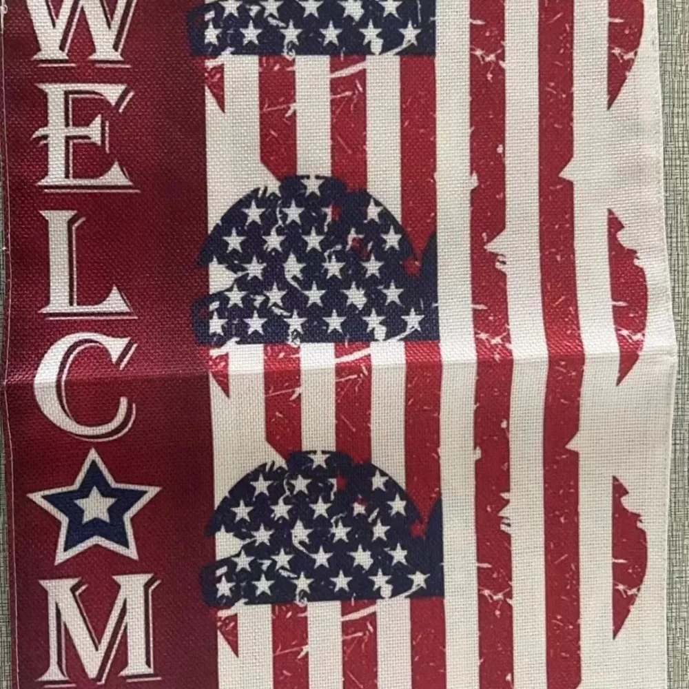 Custom July 4th Garden Flag Independence Day Celebration Outdoor Decoration 250th Anniversary Summer Yard Party Banner
