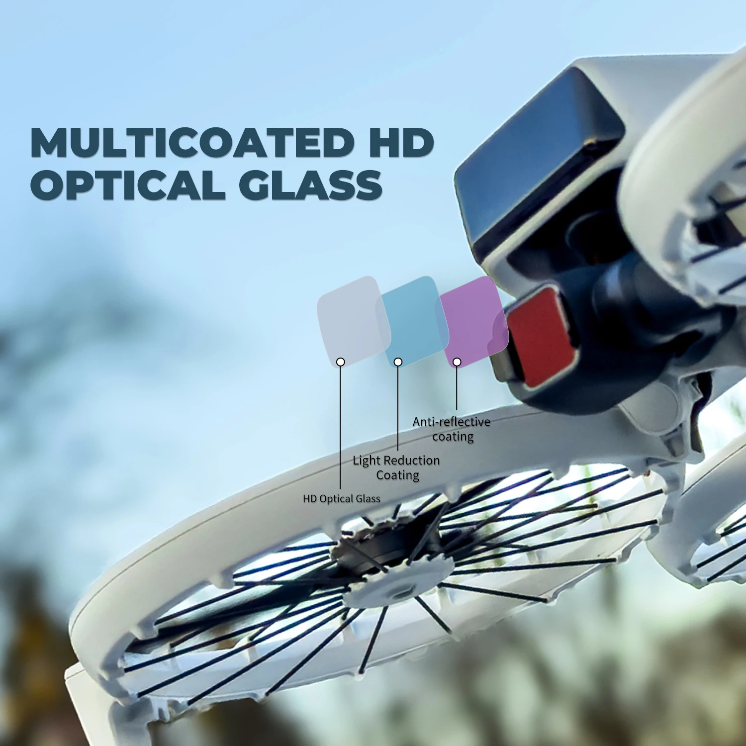 Freewell มาตรฐานวัน ND ชุดกรองสําหรับ DJI Flip Drones ND8 ND16 ND32 ND64 ND128 PL ตัวกรอง, สําหรับการลดแสง, สีที่เพิ่มขึ้น