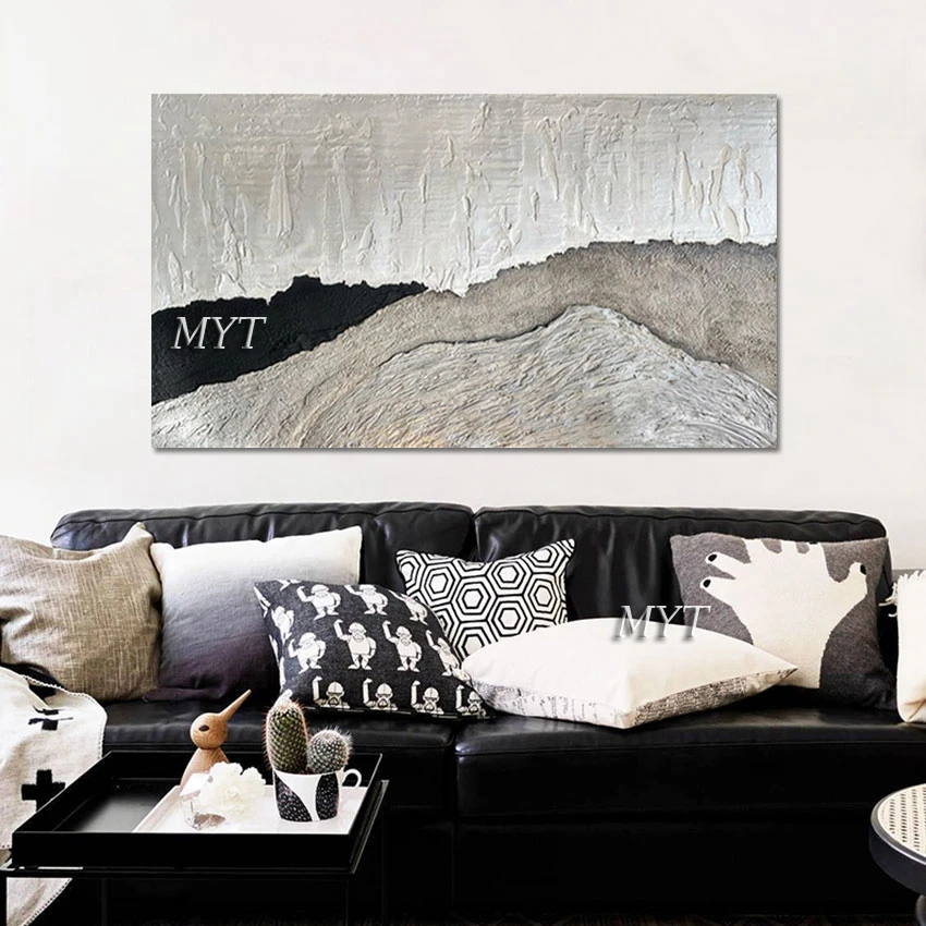 

New Arrival Texture Acrylic Canvas Picture Living Room Decor Abstract Oil Painting Modern Wall Art For Hotel Office Unframed