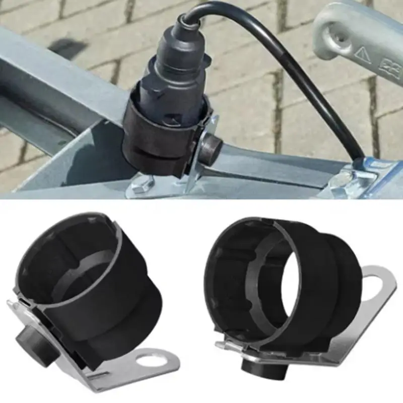 

Держатель вилки прицепа, крышка парковки, держатель вилки вешалки Вилка прицепа для 7-контактного разъема прицепа